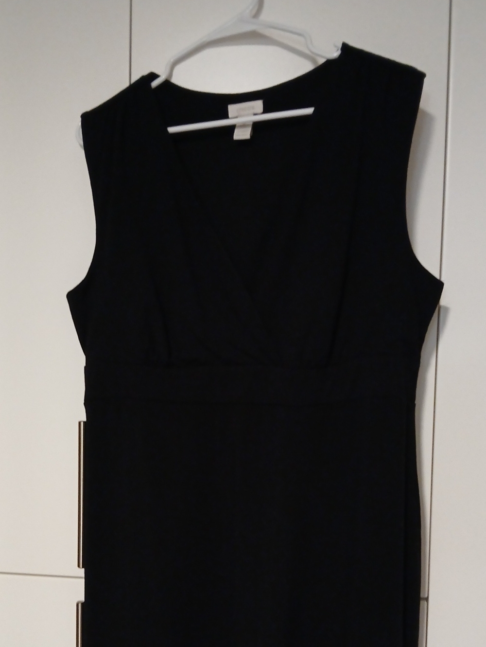 Chico's Black Sleeveless V-Neck Maxi Dress